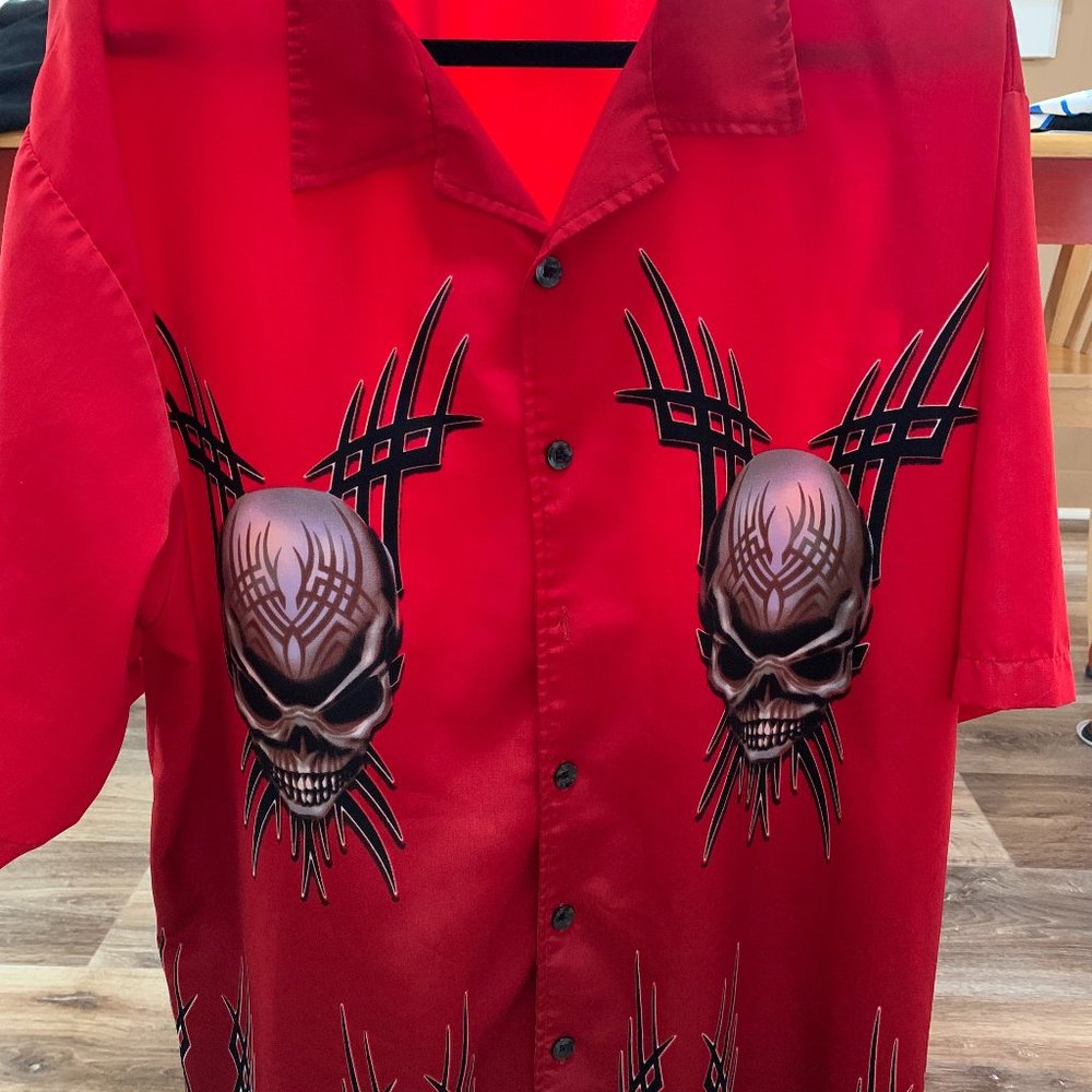 Men's Skull Shirt 2X